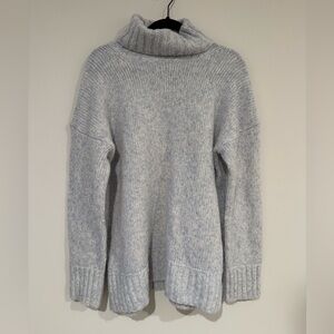 Everlane Light Gray Turtleneck Sweater